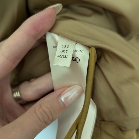 We The Free Duvet Bomber Jacket | Tan Brown Mustard | Oversized - Picture 11 of 12